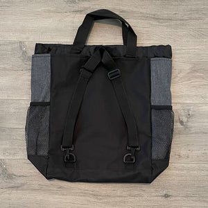 Backpack/Tote - Grey/Black